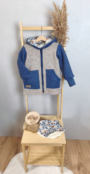 Walkjacke Color Blocking