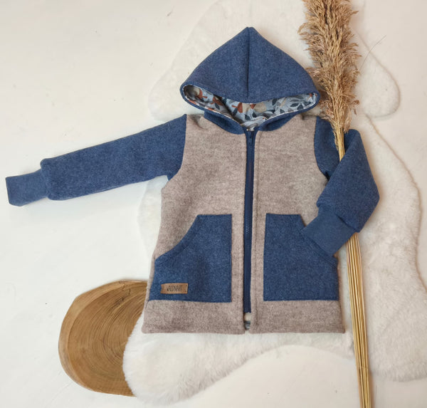 Walkjacke Color Blocking
