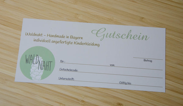 Geschenkgutschein